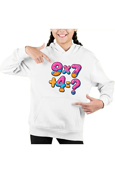 OEM Hanorac Copii Fete Six Seven Formula Matematica Ciocolata