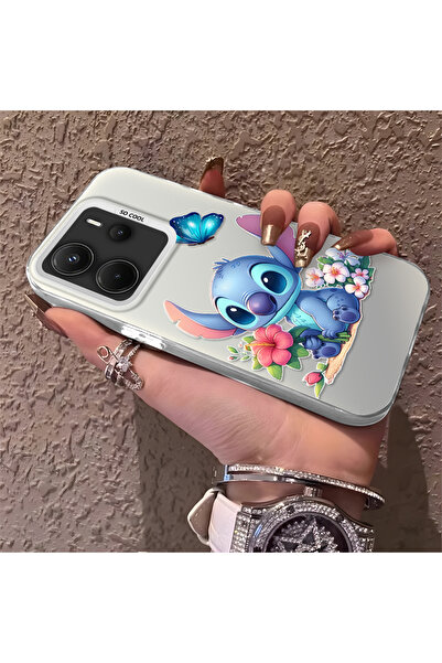 Hontinga حافظة رقيقة وصلبة متوافقة مع كاميرا ريدمي نوت 14 4G مع نمط مخيط