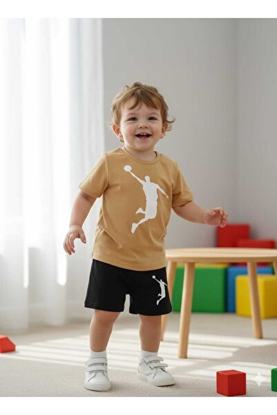 DOCE ELEGANTE Basketball Printed Summer Children's Set