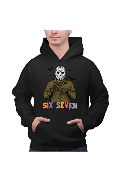 OEM Ανδρική μπλούζα με κουκούλα Six Seven Jason Voorhees 67 Halloween