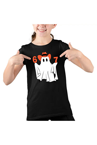 OEM Tricou Copii Fete Six Seven Fantoma 67 Halloween