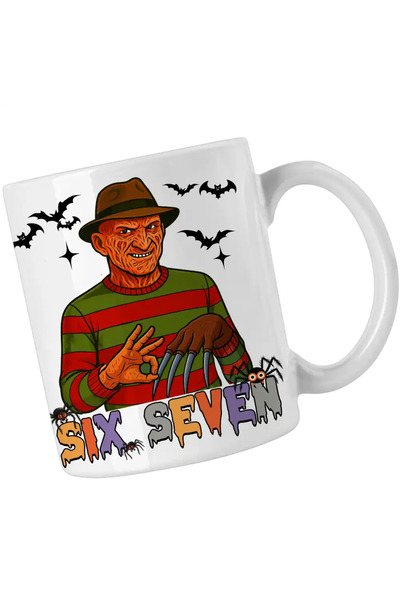 OEM Six Seven Freddy Krueger 67 Halloween mug