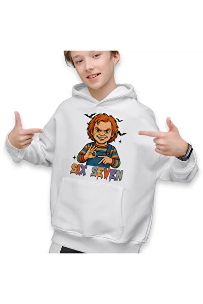 OEM Παιδικό Αγορίστικο Φούτερ Six Seven Horror Chucky 67 Halloween