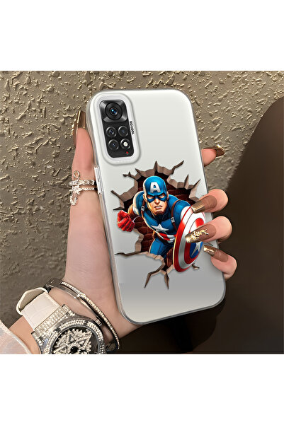 Hontinga حافظة ريدمي نوت 12S متوافقة مع نمط كابتن، مقاومة للصدمات، مصنوعة من ...