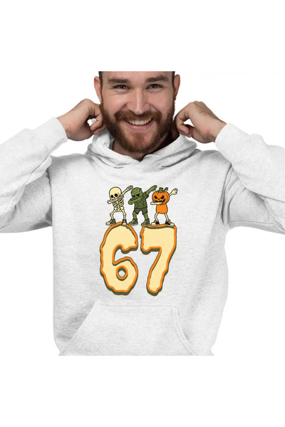 OEM Men's Hoodie Six Seven Halloween Horror 67