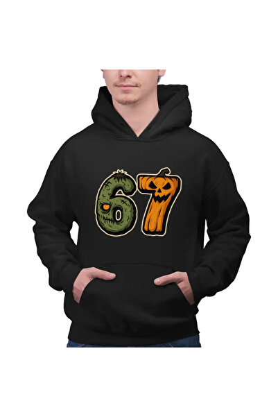 OEM Men's Hoodie Six Seven Halloween Pumpkin 6 7 Horror