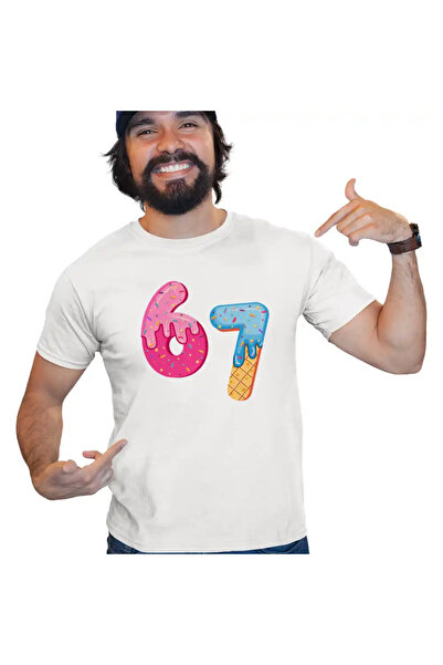 OEM Men's T-Shirt Six Seven Chocolate Cream Donuts