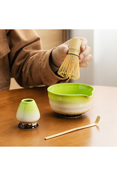 DOMEET Matcha Whisk Set, 4pcs Japanese Tea Set