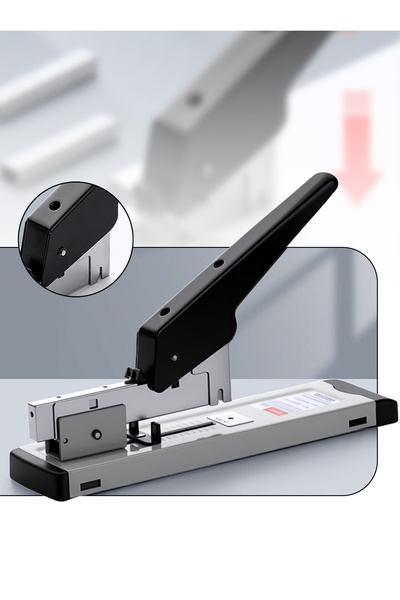 Leon Lifestyle دباسة ورق كبيرة (Heavy Duty) من ليون هوم، تدبس 100 ورقة بضغطة ...