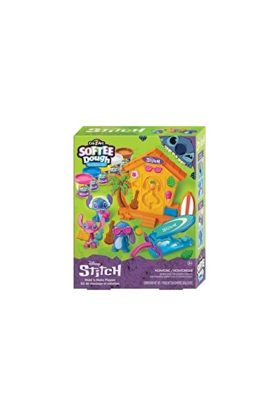 LEXIBOOK Modeling Clay Set with 3 Stitch Figurine Molds, Multicolor
