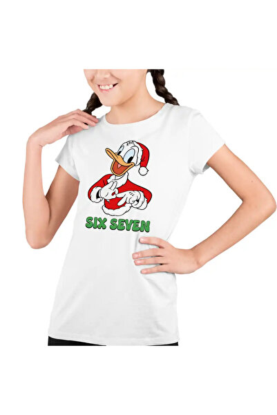 OEM Παιδικό Κοριτσίστικο T-shirt Six Seven Donald Duck με τον Μίκυ Μάους για ...