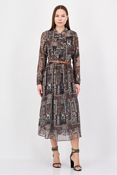 Kathy Ireland Women Paisley Print Midi Dress, Multicolor