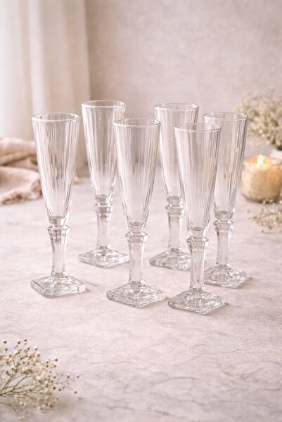 Evila Cam Kahve Yanı Su Bardağı – Meşrubat ve Şampanya Bardağı | Ayaklı Tasarım