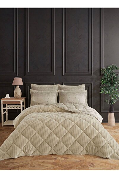 Bella Home طقم نوم جاكار فردي - لحاف ويلسوفت - 3 قطع - مع حقيبة أصلية من البي...