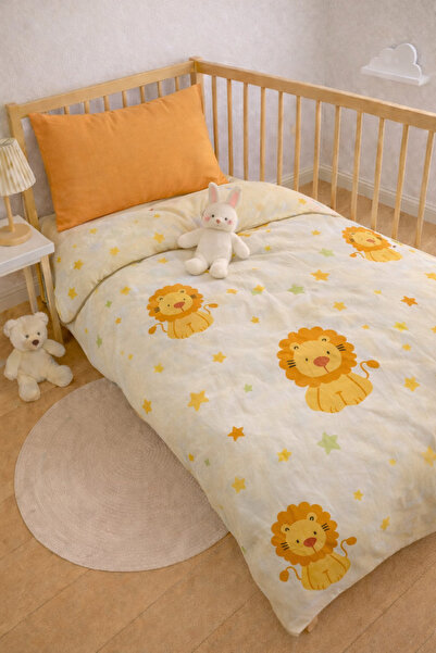 İQON Baby Bedding Set (100% Cotton) Lion King