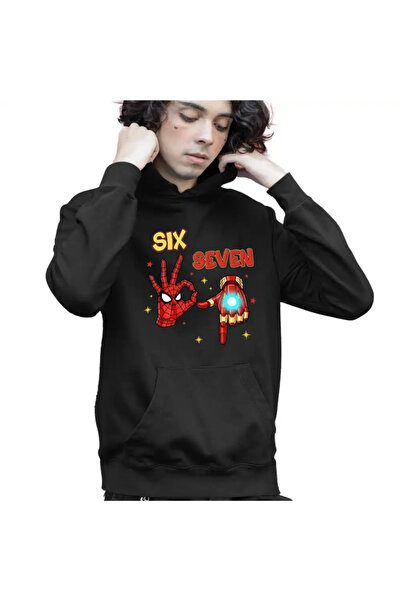 OEM Hanorac Copii Baieti Six Seven Spiderman Ironman 67 Marvel Superhero