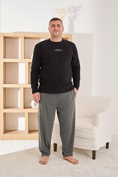 FORMO Men's 100% Cotton Long Sleeve Printed Oversize Quality Pajama Set