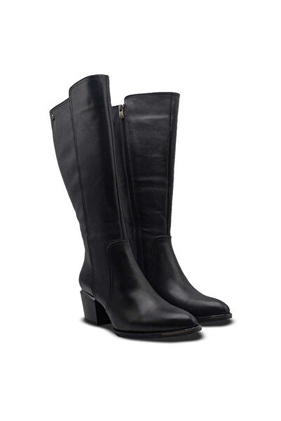 Venüs Deri Kadın Çizme Siyah 2405427K