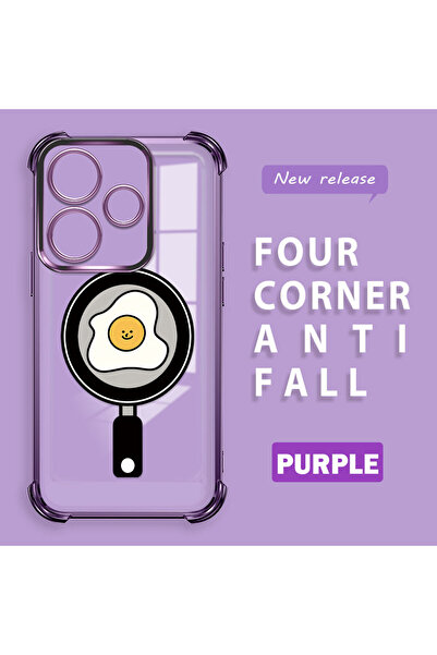 ucuc حافظة حماية من السيليكون الشفاف المتوافقة مع Redmi 13 بنمط مموج