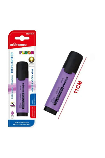 MOTARRO قلم تظليل واحد MC045-4، قلم حبر ناعم لتظليل الملاحظات والكتب والمستندات