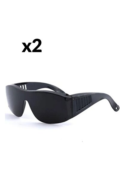 Spech Power Work Safety Protective Glasses Welder Goggles Black Color X2 Pcs