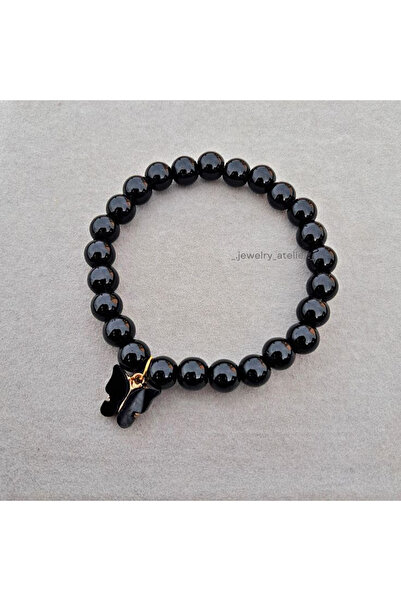 Shiklik سوار نسائي أنيق على شكل فراشة من اللؤلؤ الأسود