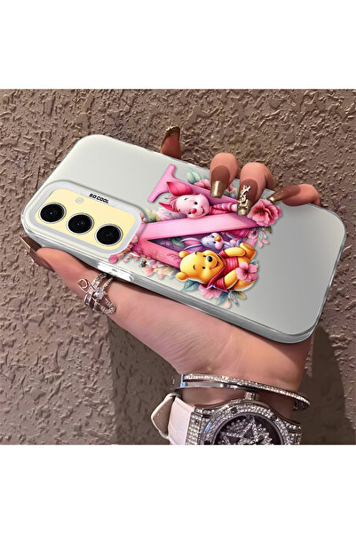 Hontinga حافظة صلبة رفيعة متوافقة مع كاميرا سامسونج جالاكسي S24 Fe مع نمط دب ...