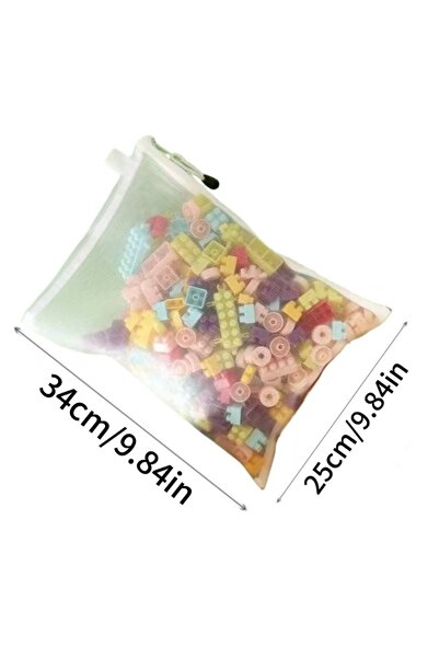 Choice 3 قطع 34 سم × 25 سم، حقيبة تخزين من 1 إلى 24 قطعة، شبكية بسحاب، لعبة م...