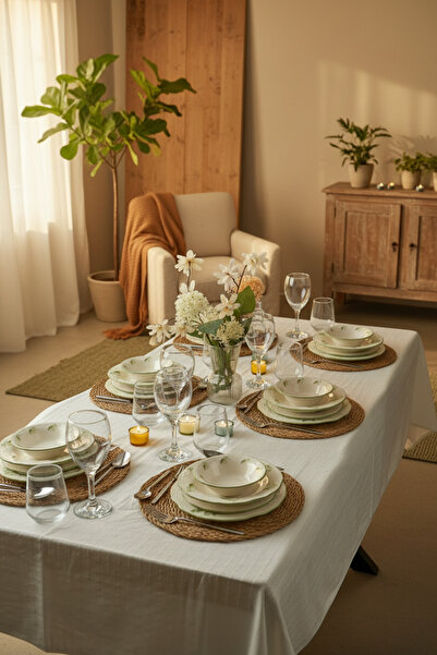 Bernardo Leaf 24 Parça Porselen Yemek Takımı