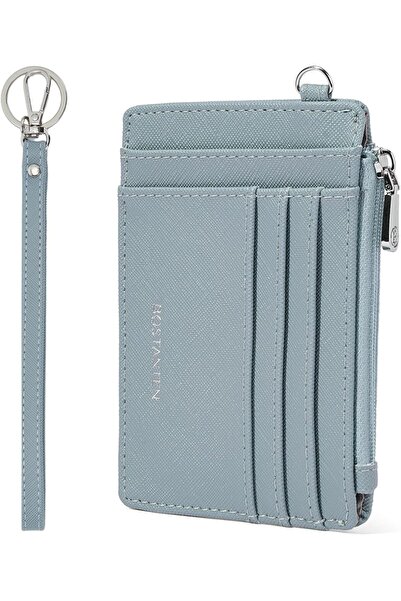 BOSTANTEN Small Wallet For Women RFID Leather Holder Slim Wristlet Keychain W...