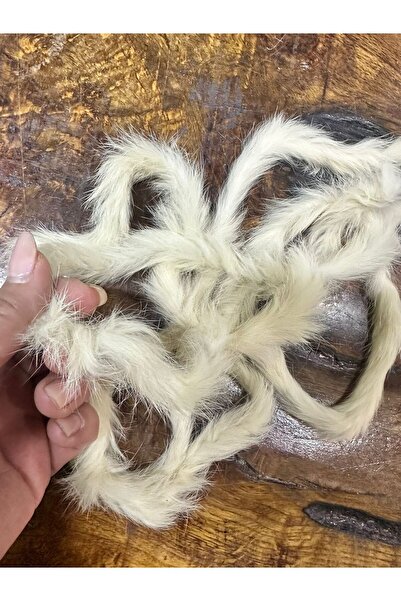 Gönülden Tasarım 1,50 см кремовий хутровий стрічковий аксесуар для шиття