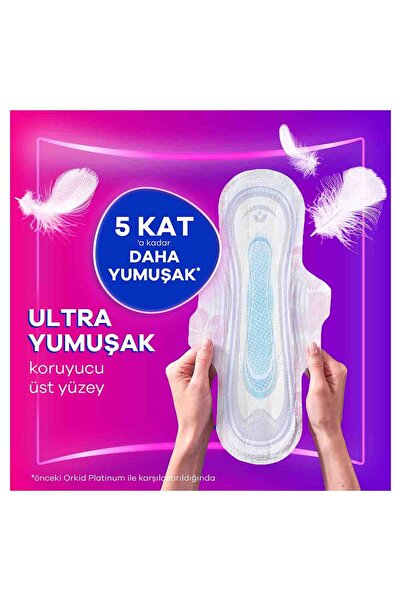 Orkid Platinum Uzun Extra (Boy 3) 16 Adet Süper Ekonomik Hijyenik Ped x2