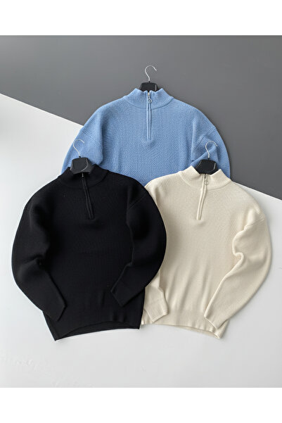 BUPPO 3-Pack Half-Zip Thessaloniki Knitwear Sweater
