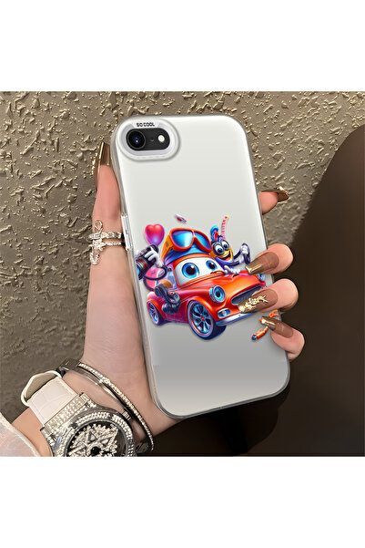 Hontinga Shockproof Thin Silicone Case with Toy Car Pattern Compatible with i...