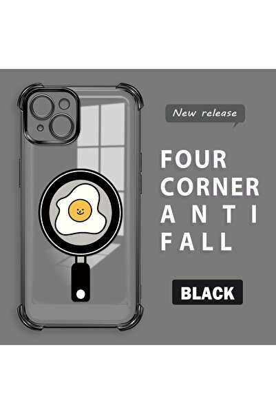 ucuc حافظة حماية من السيليكون الشفاف المتوافقة مع هاتف iPhone 14 Plus بنمط مر...