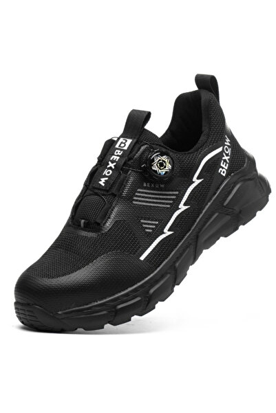 BEXOW Safety Shoes Steel Toe Lightweight Work Sneakers for Men and Women Brea...