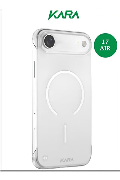 KARA كفر ايفون 17 Air شفاف خفيف ونحيف جدا. كفرات ايفون 17 Air تدعم الشحن اللا...