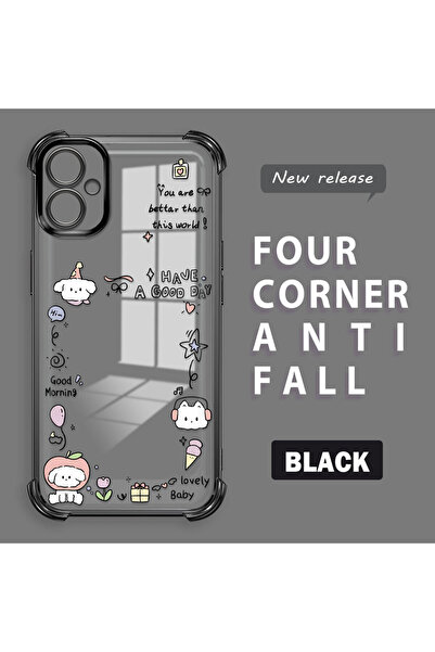 ucuc حافظة حماية من السيليكون الشفاف المتوافقة مع هاتف Samsung Galaxy A04e بن...