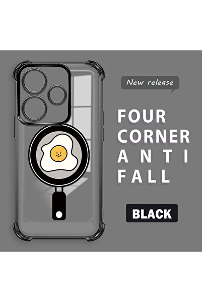 ucuc حافظة حماية من السيليكون الشفاف المتوافقة مع Redmi 13 4G بنمط مموج