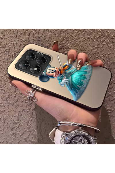 Hontinga حافظة صلبة رفيعة متوافقة مع كاميرا Poco X7 5G مع نمط ميني