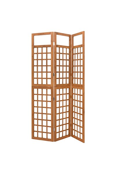 vidaxl 3-Panel Room Divider/Trellis Solid Fir Wood 121x180.5 cm