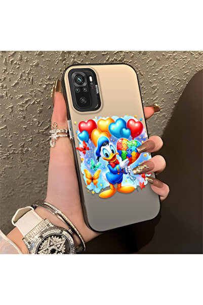 Hontinga حافظة ريدمي نوت 10S المتوافقة مع نمط البط المصنوعة من السيليكون الرق...