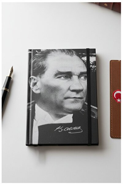 Artlantis Agendă nedatatată Ataturk Copertă artistică 1 bucată Caiet Ataturk ...