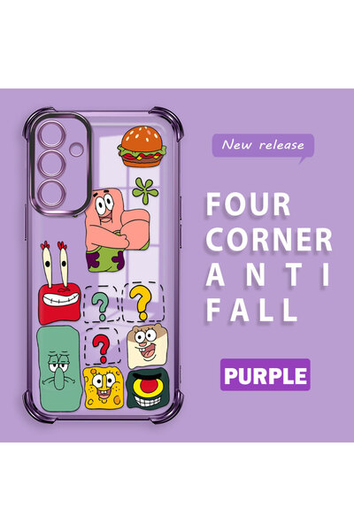 ucuc حافظة حماية من السيليكون الشفاف المتوافقة مع هاتف سامسونج جالاكسي A15 سب...