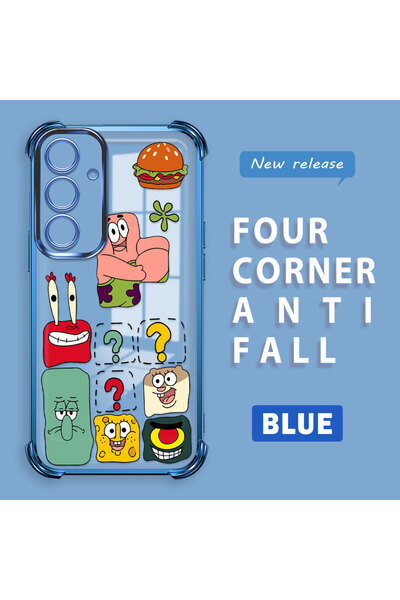 ucuc حافظة حماية من السيليكون الشفاف المتوافقة مع هاتف سامسونج جالاكسي S24 Fe...