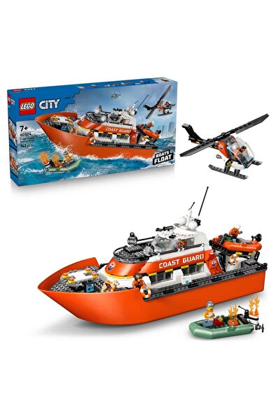 LEGO City Sahil Güvenlik Kurtarma Botu ve Helikopteri 60504