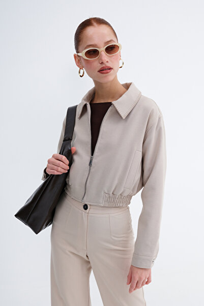 Addax Zippered Bomber Jacket C7644