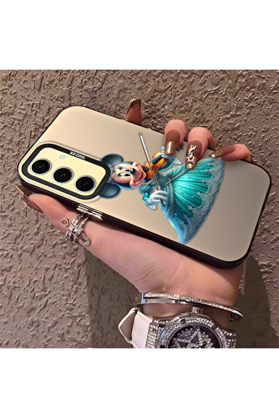 Hontinga حافظة صلبة رفيعة متوافقة مع كاميرا سامسونج جالاكسي S24 Fe بنمط ميني