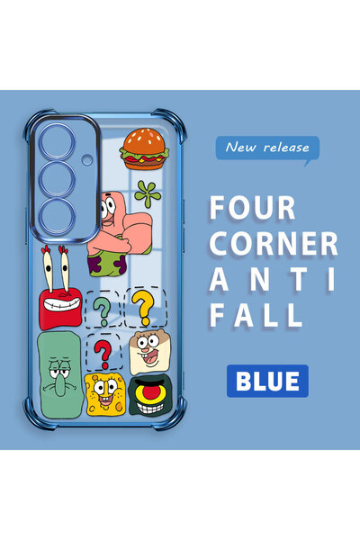 ucuc حافظة حماية شفافة من السيليكون متوافقة مع هاتف سامسونج جالاكسي S25، سبون...