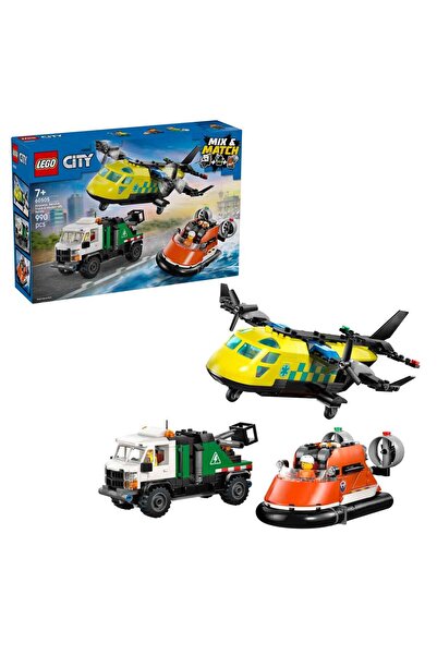 LEGO City Uçak Servis Kamyonu ve Hoverkraft Karışımı 60505